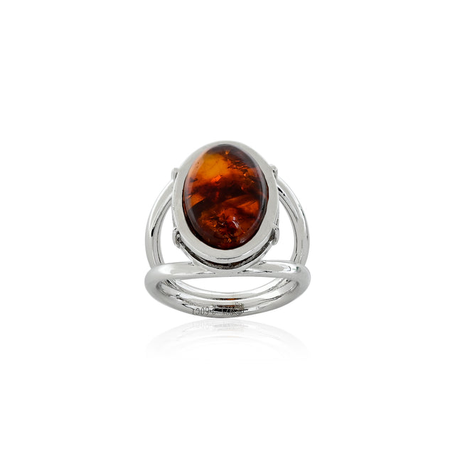 Amber Ring 2.60 Ct (2.86 Ratti) Ring