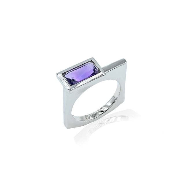 Amethyst (Jamuniya) Ring (1.40Ct Carat and 1.54 Ratti)