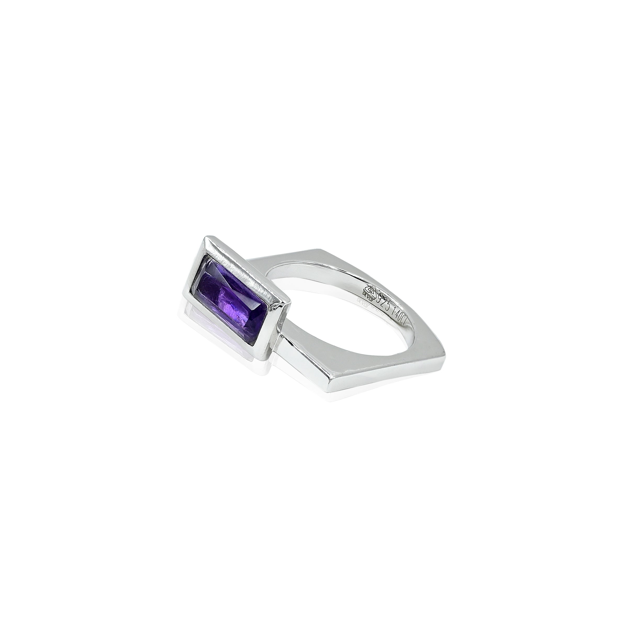 Amethyst (Jamuniya) Ring (1.40Ct Carat and 1.54 Ratti)