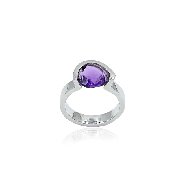 Amethyst (Jamuniya) Ring (2.20Ct Carat and 2.42 Ratti)