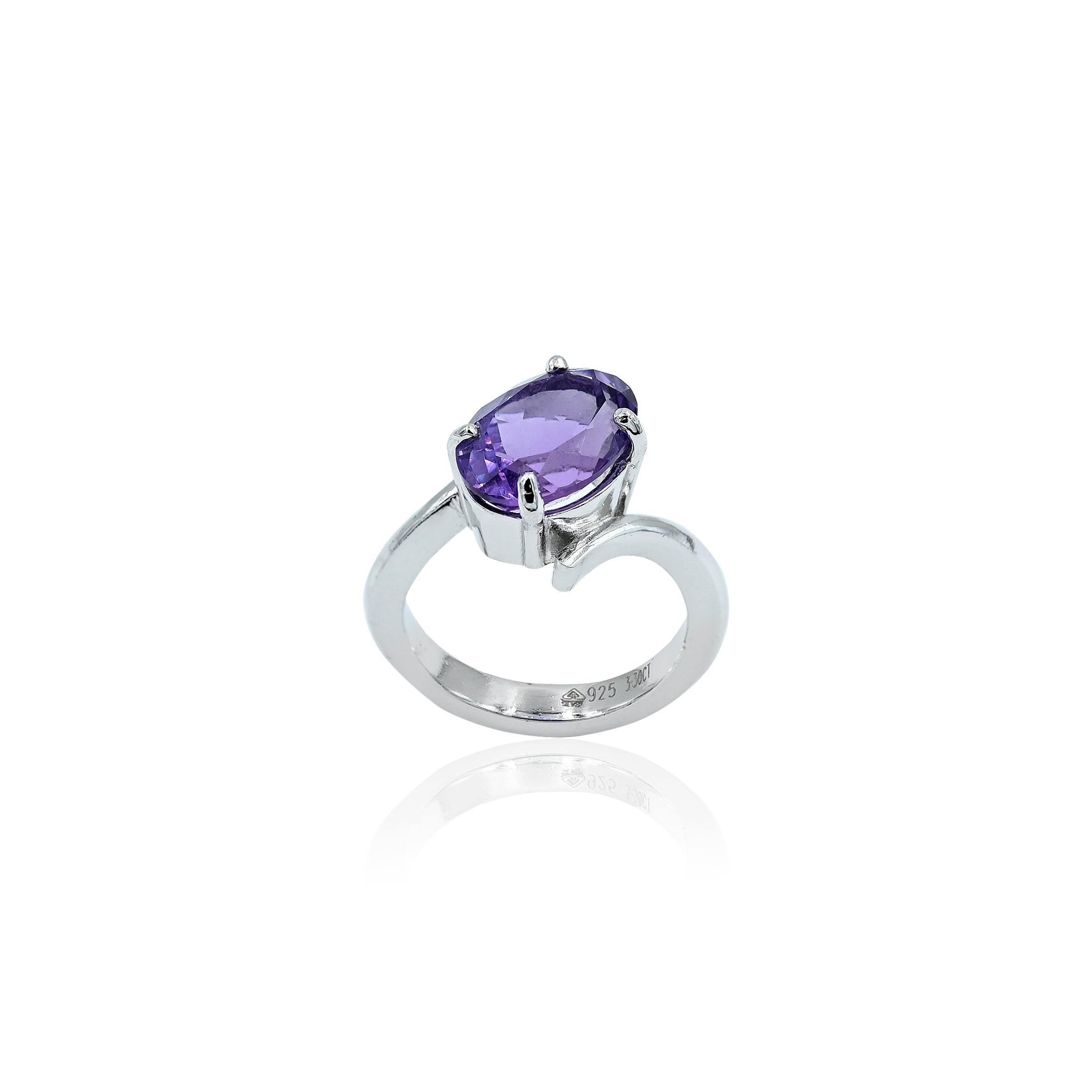 Amethyst(Jamuniya) Ring 3.30 Carat (3.63 Ratti)