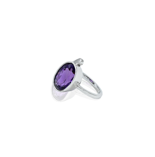 Amethyst(Jamuniya) Ring 4.10 Carat (4.51 Ratti)