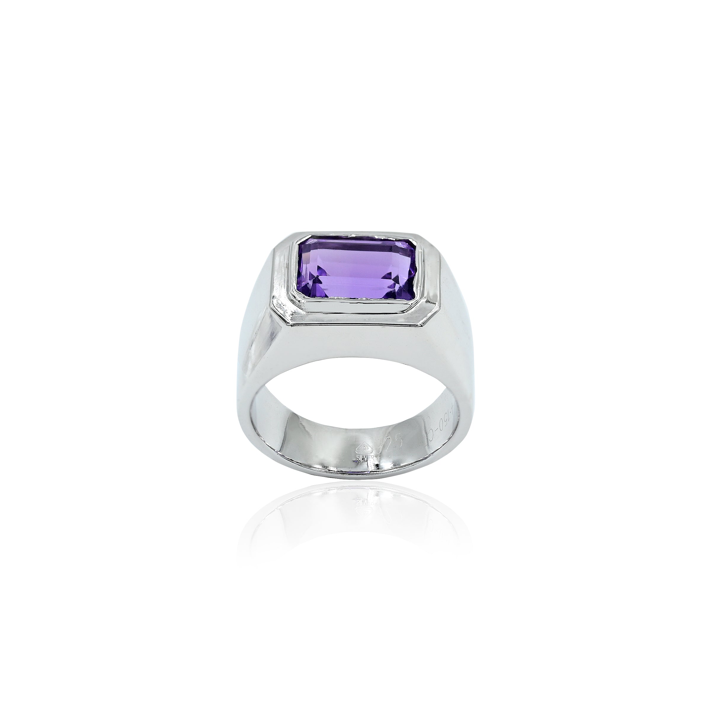 Amethyst (Jamuniya) Ring (4.15Ct Carat and 4.57 Ratti)
