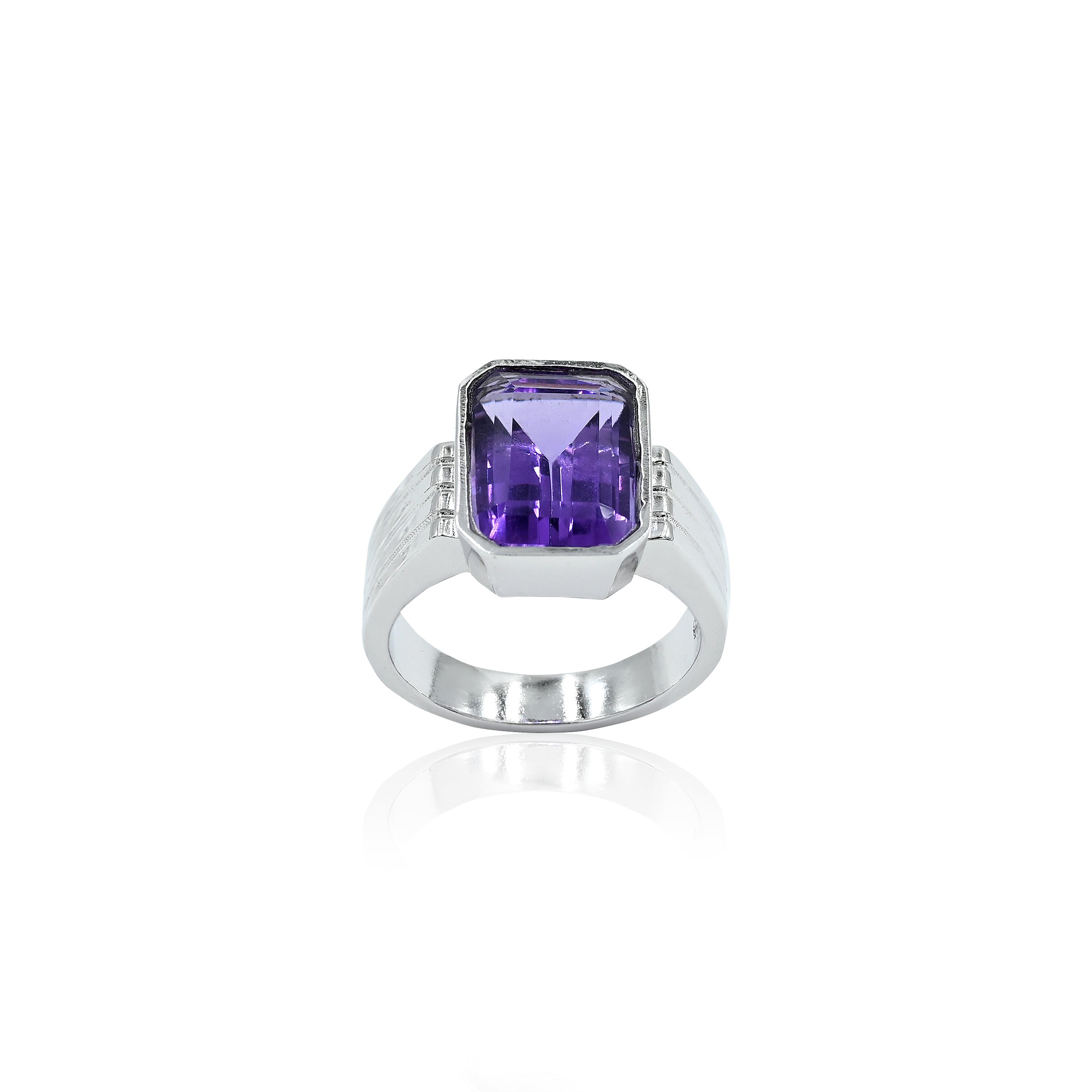 Amethyst (Jamuniya) Ring (5.50Ct Carat and 6.05 Ratti)