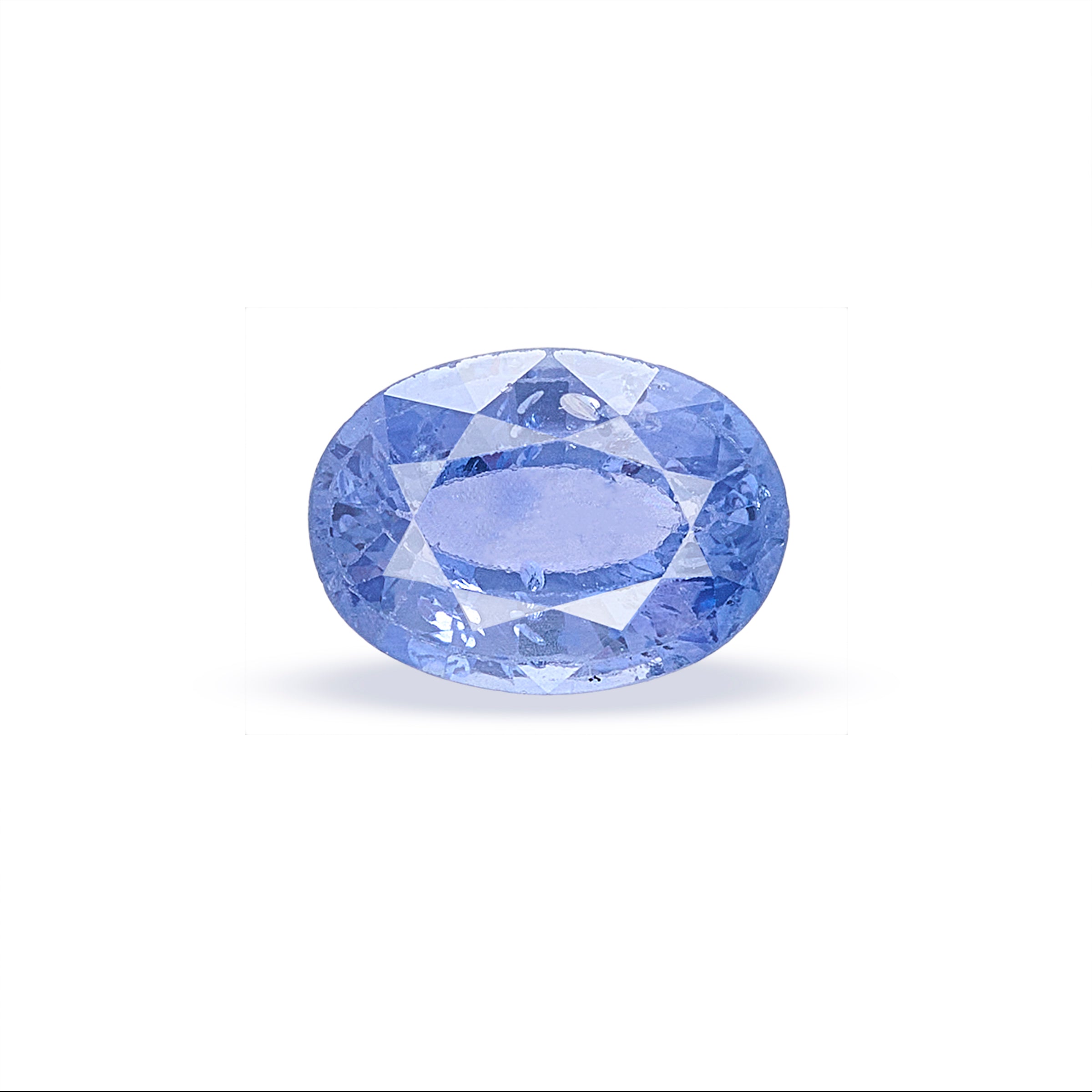Natural Blue Sapphire Gemstone (3.13 Carats and 3.44 Ratti)