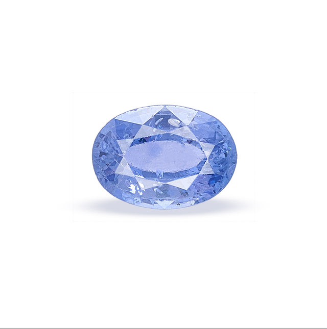 Natural Blue Sapphire Gemstone (3.13 Carats and 3.44 Ratti)