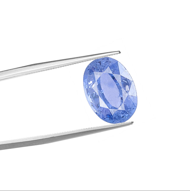Natural Blue Sapphire Gemstone (3.13 Carats and 3.44 Ratti)