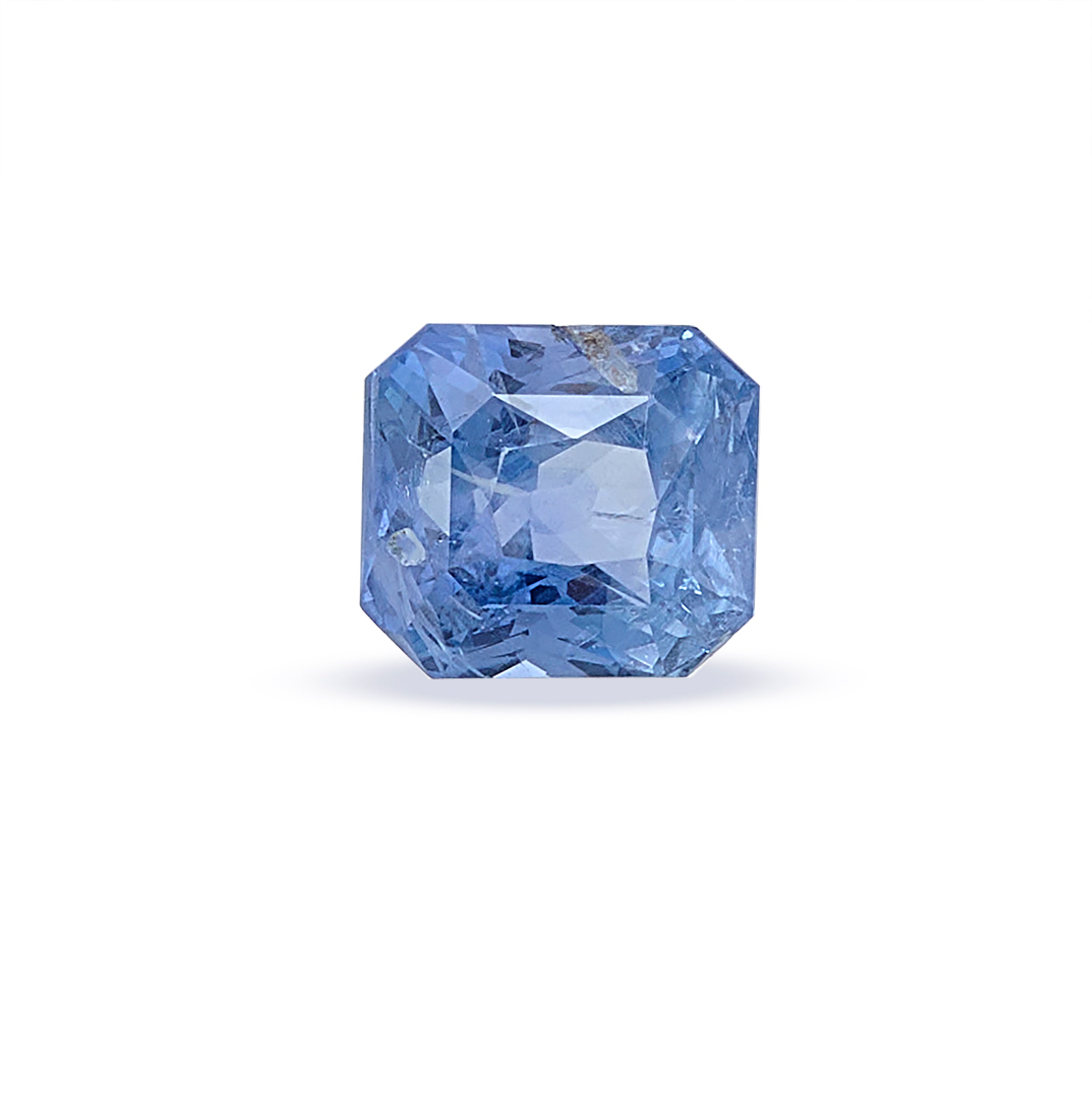 Natural Blue Sapphire Gemstone (3.19 Carats and 3.51 Ratti)