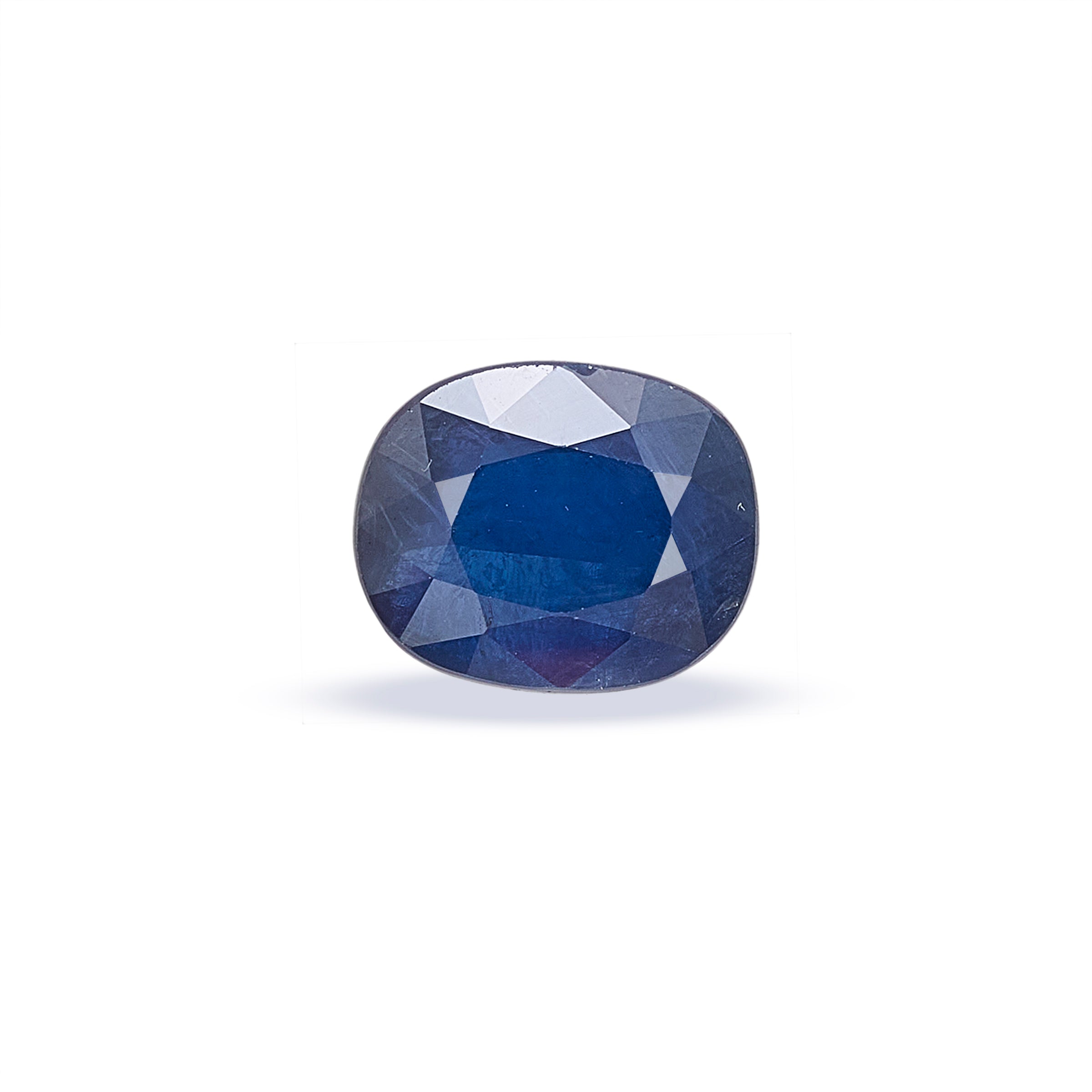 Natural Blue Sapphire Gemstone (6.55 Carats and 7.21 Ratti)