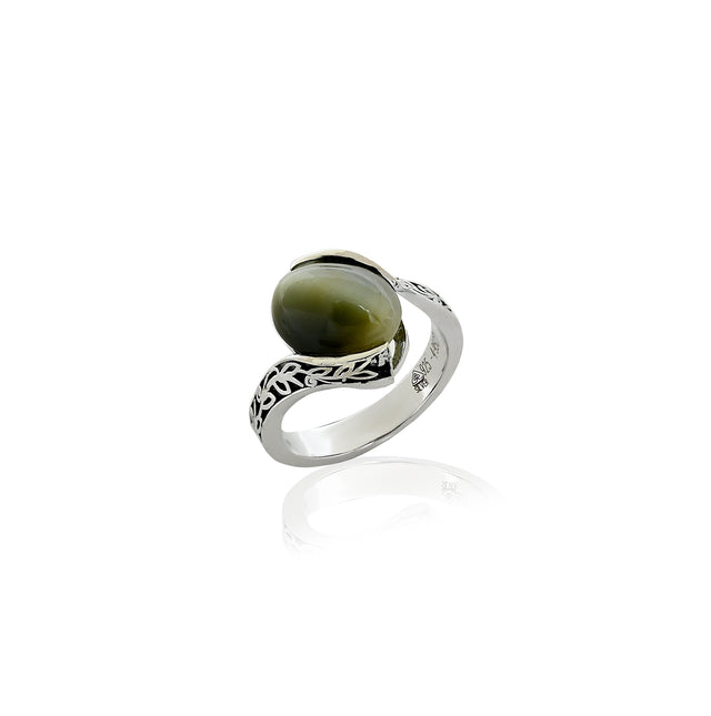 Natural Cat's eye 4.95ct(5.35 Ratti) Ring