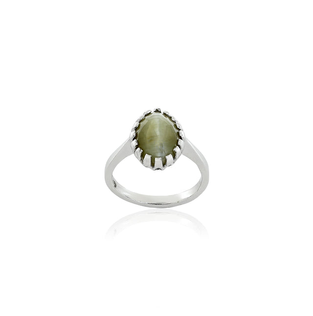 Natural Cat's eye 4.65ct(5.12 Ratti) Ring