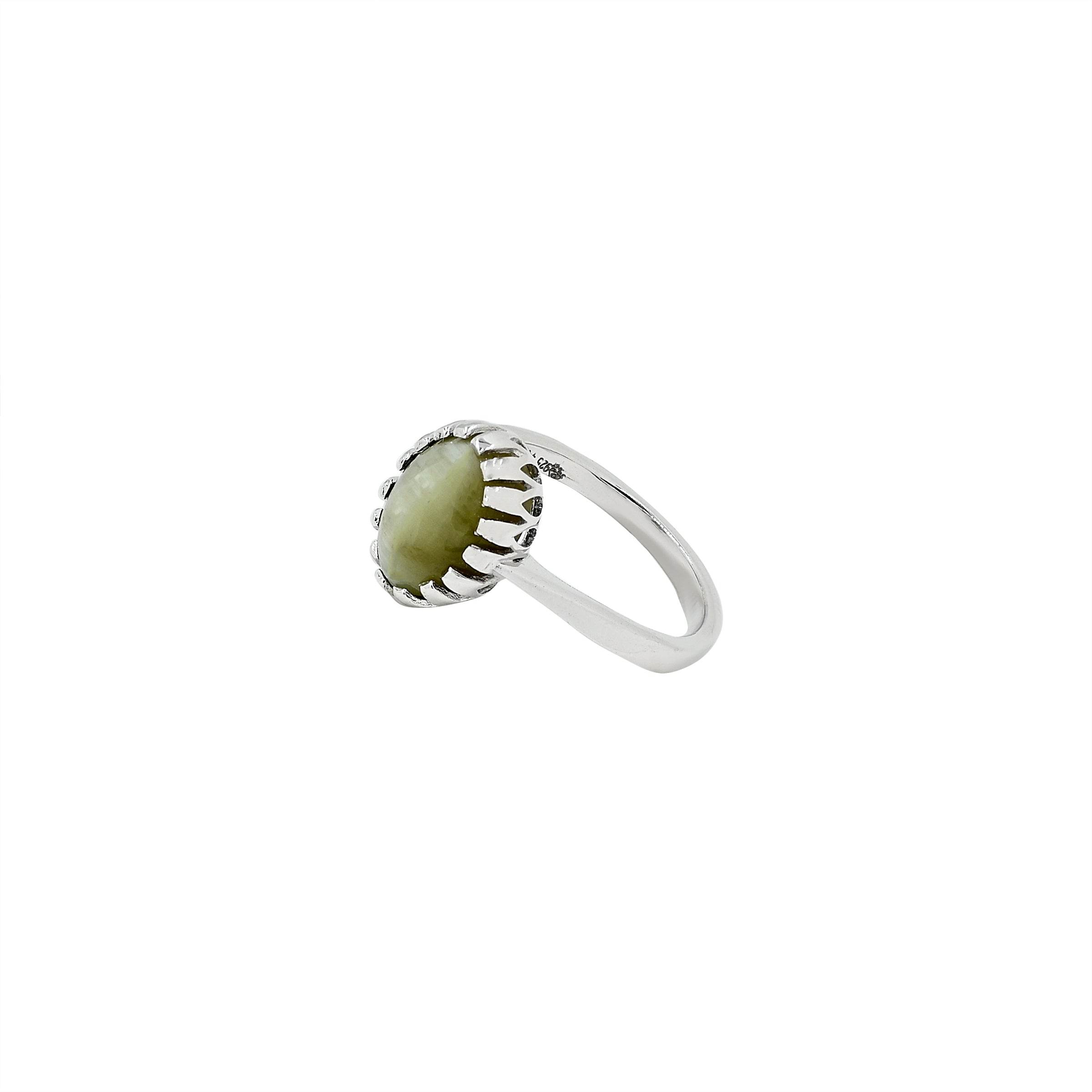 Natural Cat's eye 4.65ct(5.12 Ratti) Ring
