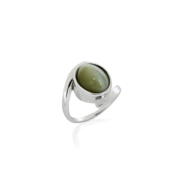 Natural Cat's eye 5.85ct(6.44 Ratti) Ring