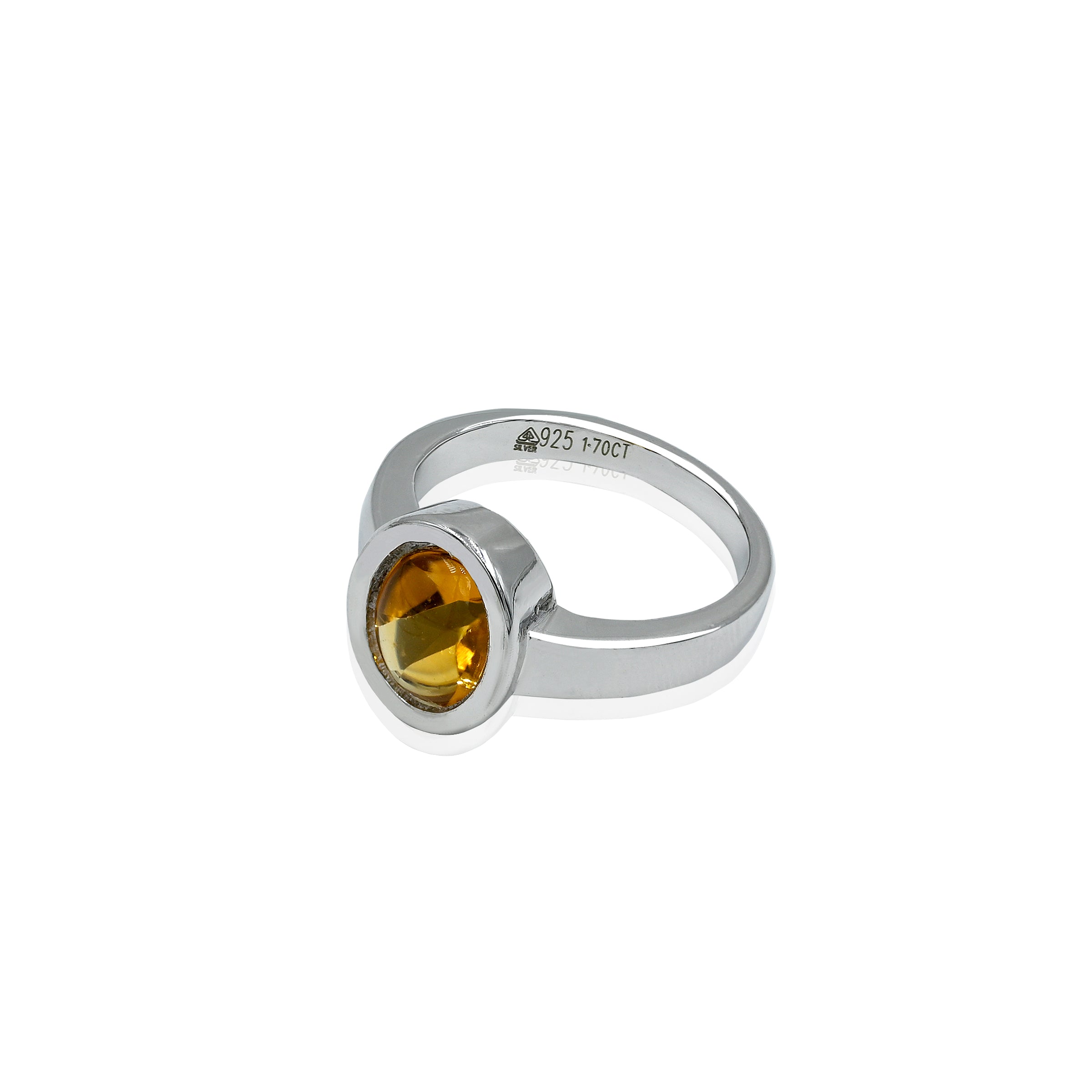 Citrine Ring (1.70 Carat / 1.87 Ratti)
