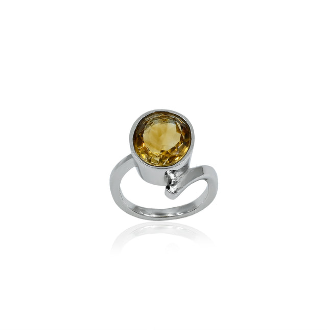 Citrine Ring (4.80 Carat / 5.28 Ratti)