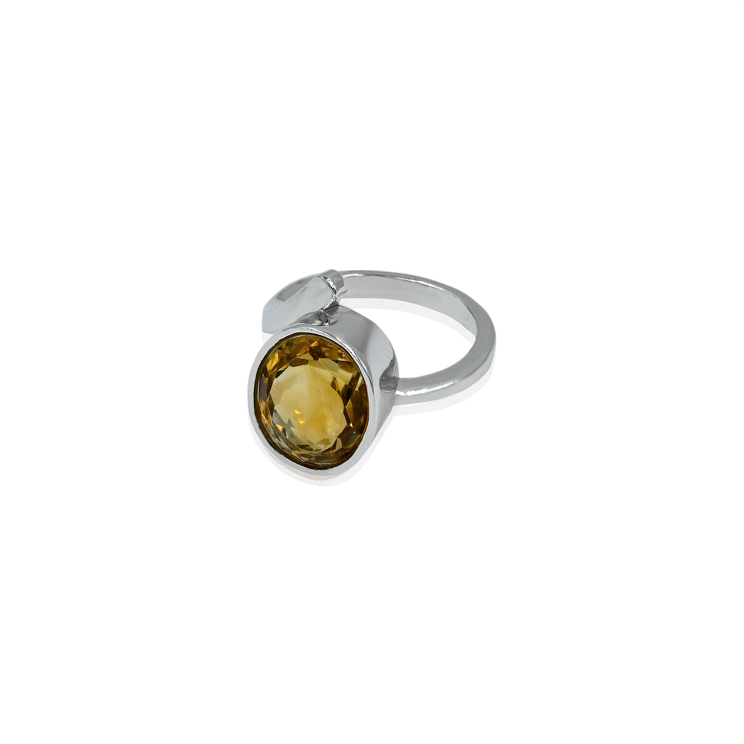 Citrine Ring (4.80 Carat / 5.28 Ratti)