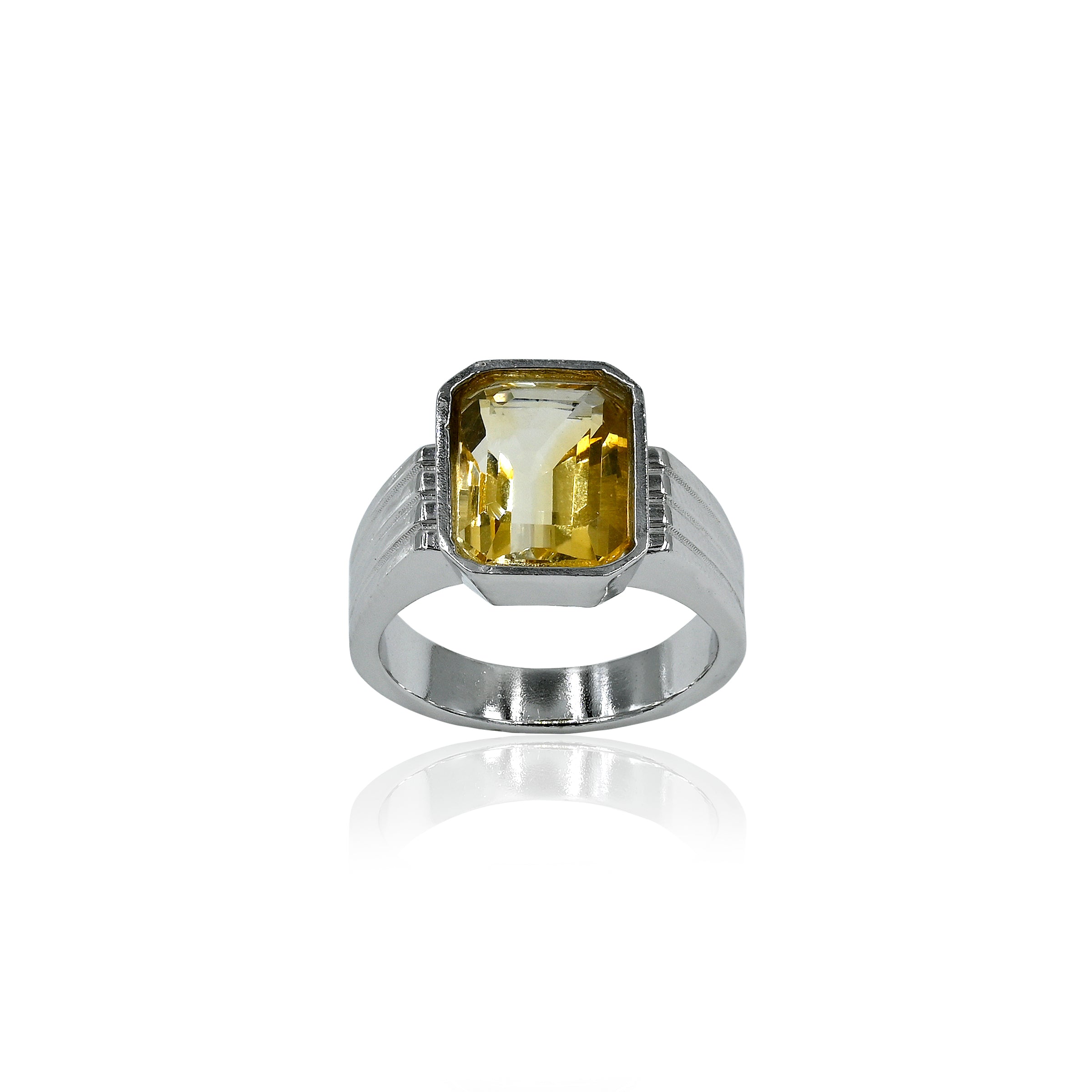Citrine Ring (5.05 Carat / 5.56 Ratti)