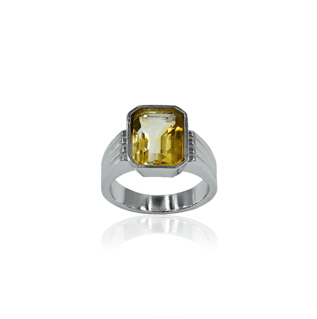 Citrine Ring (5.05 Carat / 5.56 Ratti)