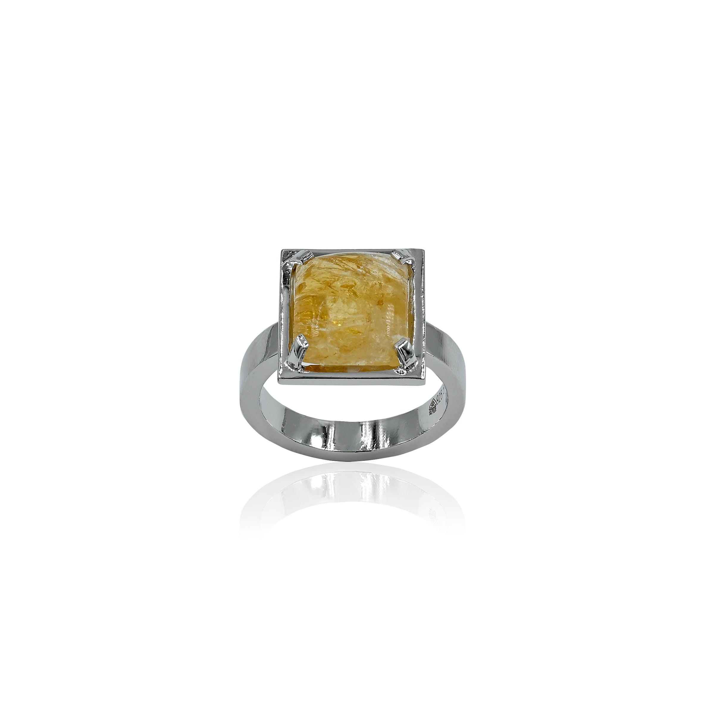 Citrine Ring (5.65 Carat / 6.22 Ratti)