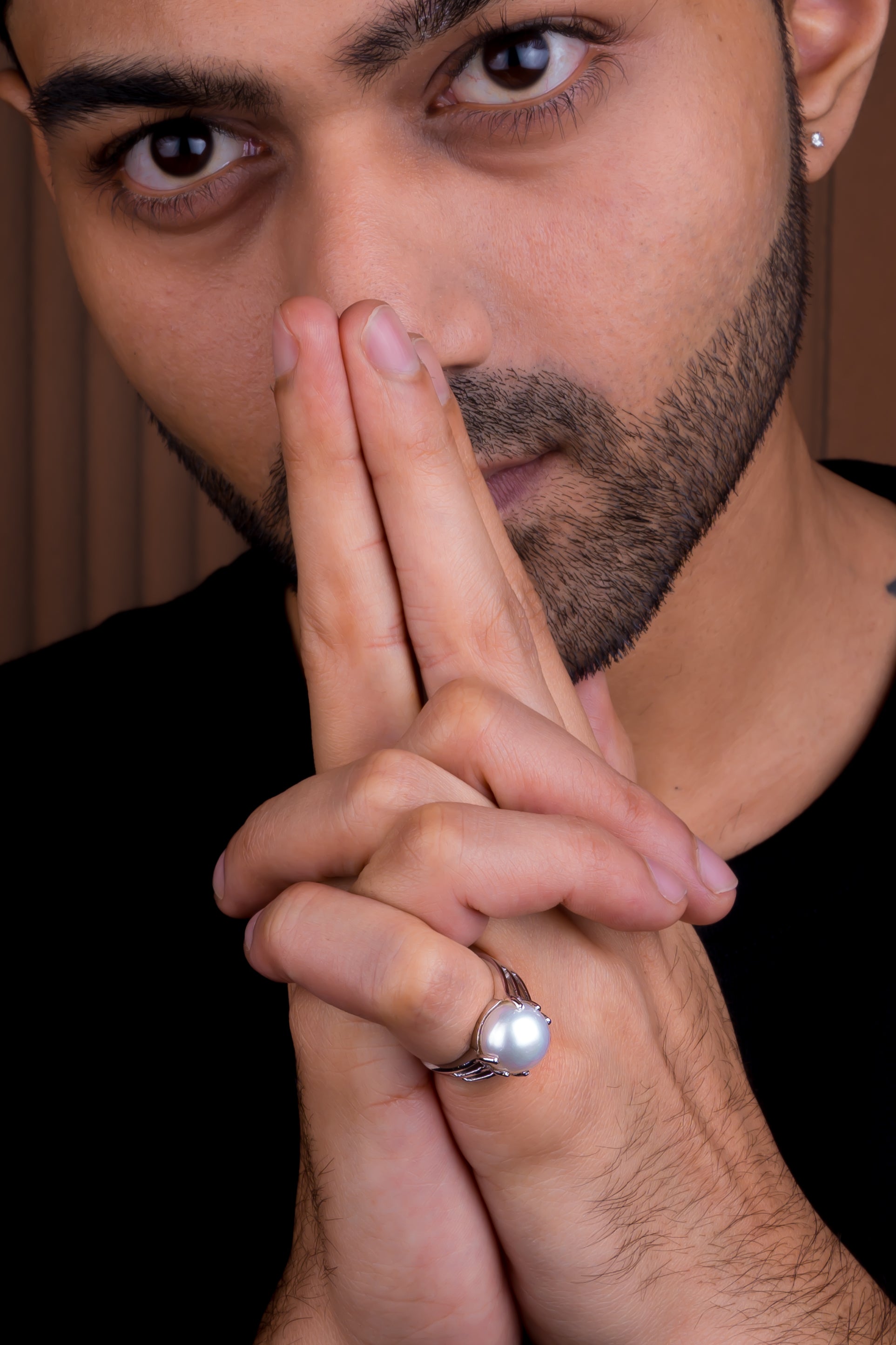 Natural Pearl (Moti) 9.20ct (10.12 Ratti) Ring