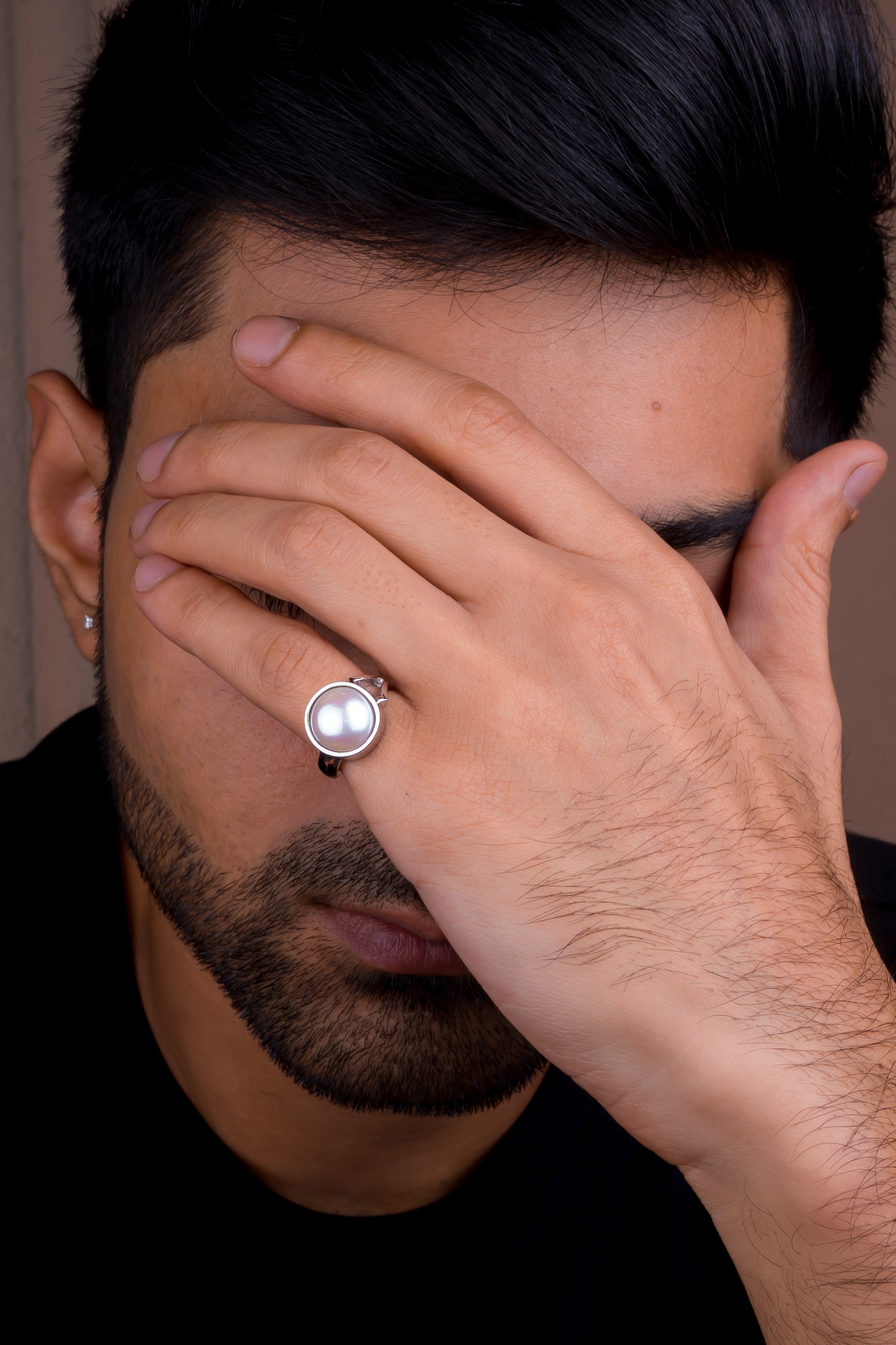 Natural Pearl (Moti) 9.50ct (10.45 Ratti) Ring