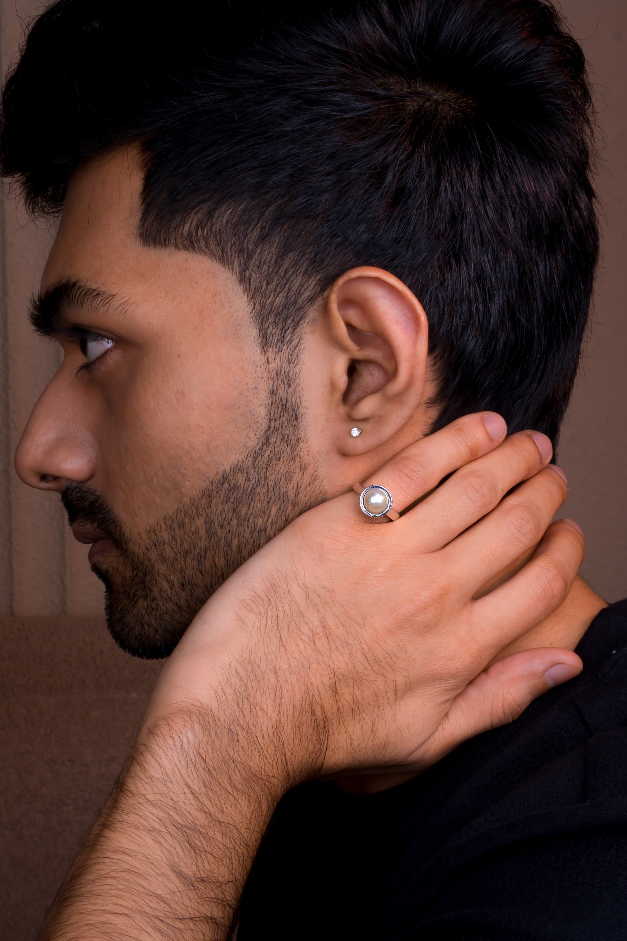 Natural Pearl (Moti) 5.05ct (5.56 Ratti) Ring