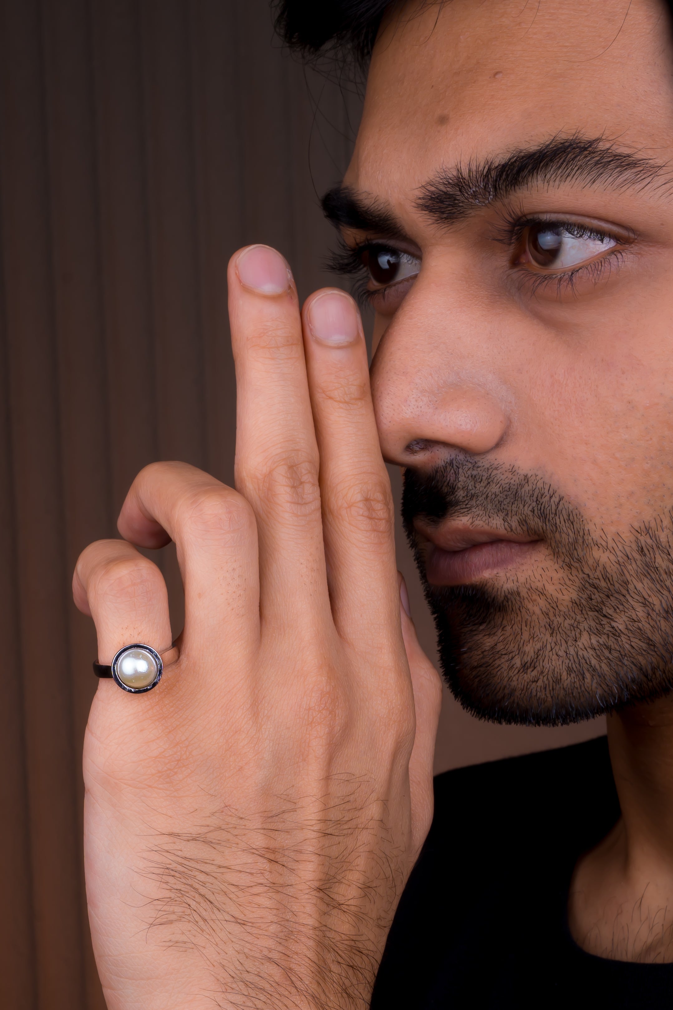 Natural Pearl (Moti) 5.05ct (5.56 Ratti) Ring