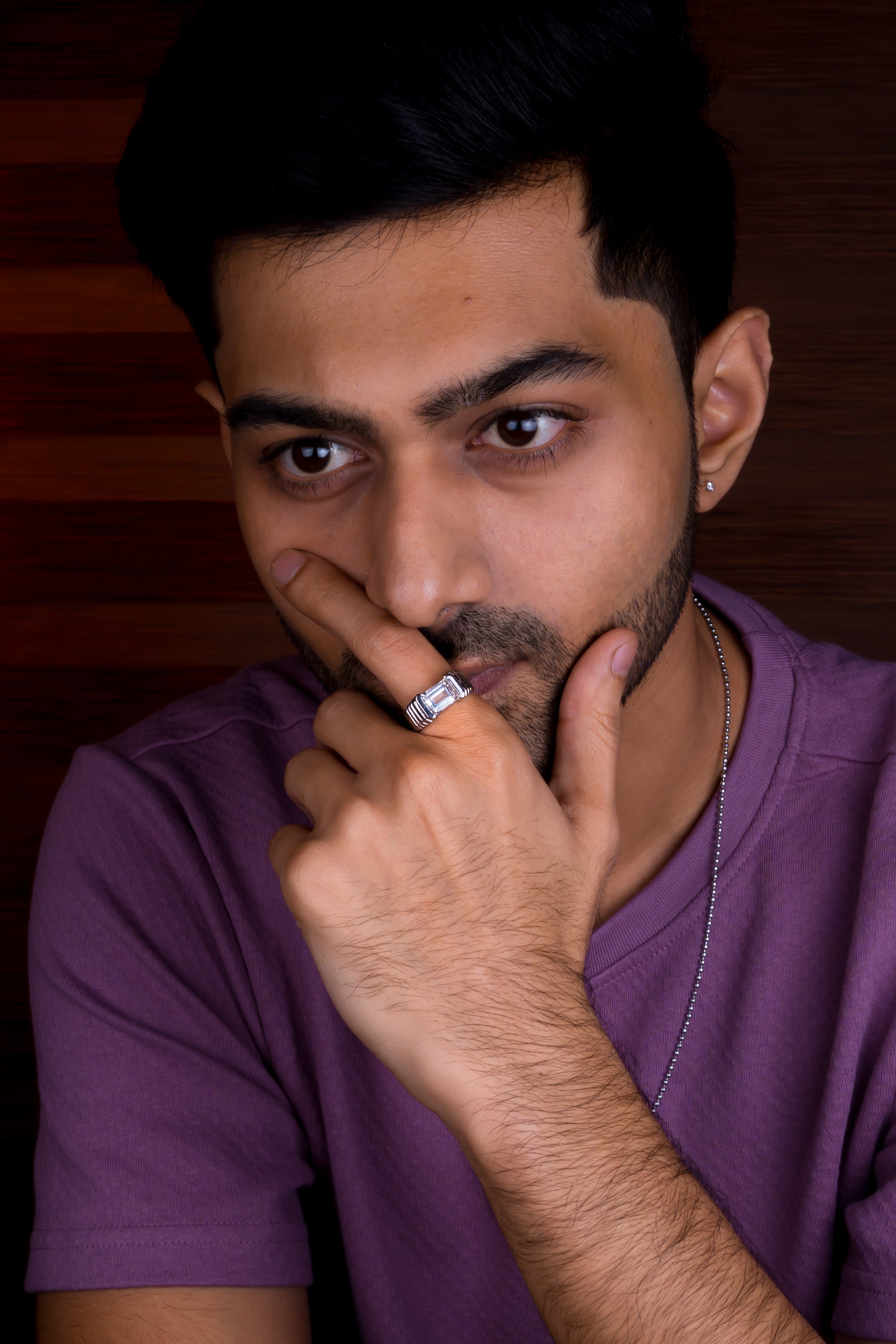 Natural White Topaz 3.75ct (4.13 Ratti) Ring