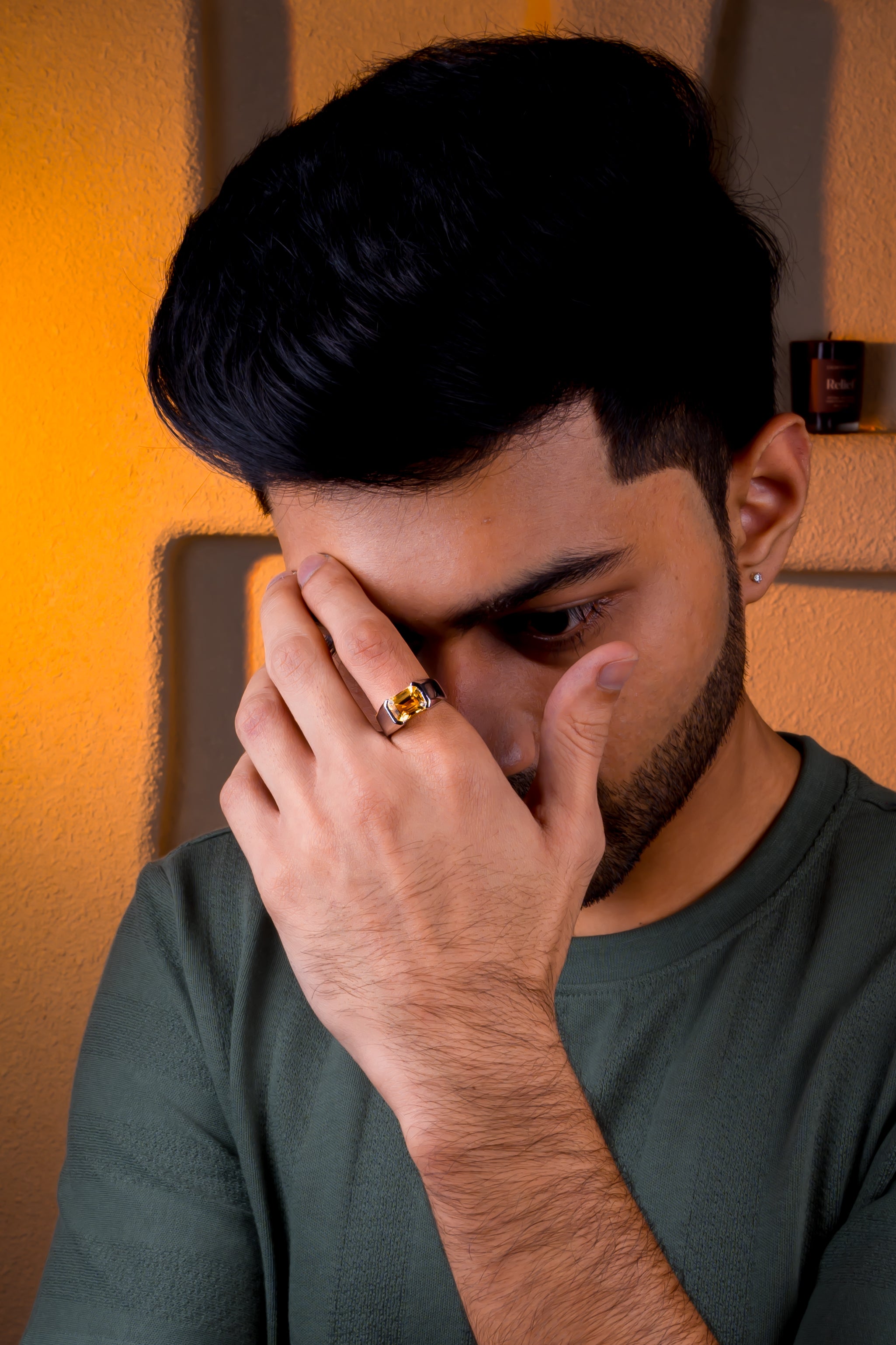 Citrine Ring (4.80 Carat / 5.28 Ratti)