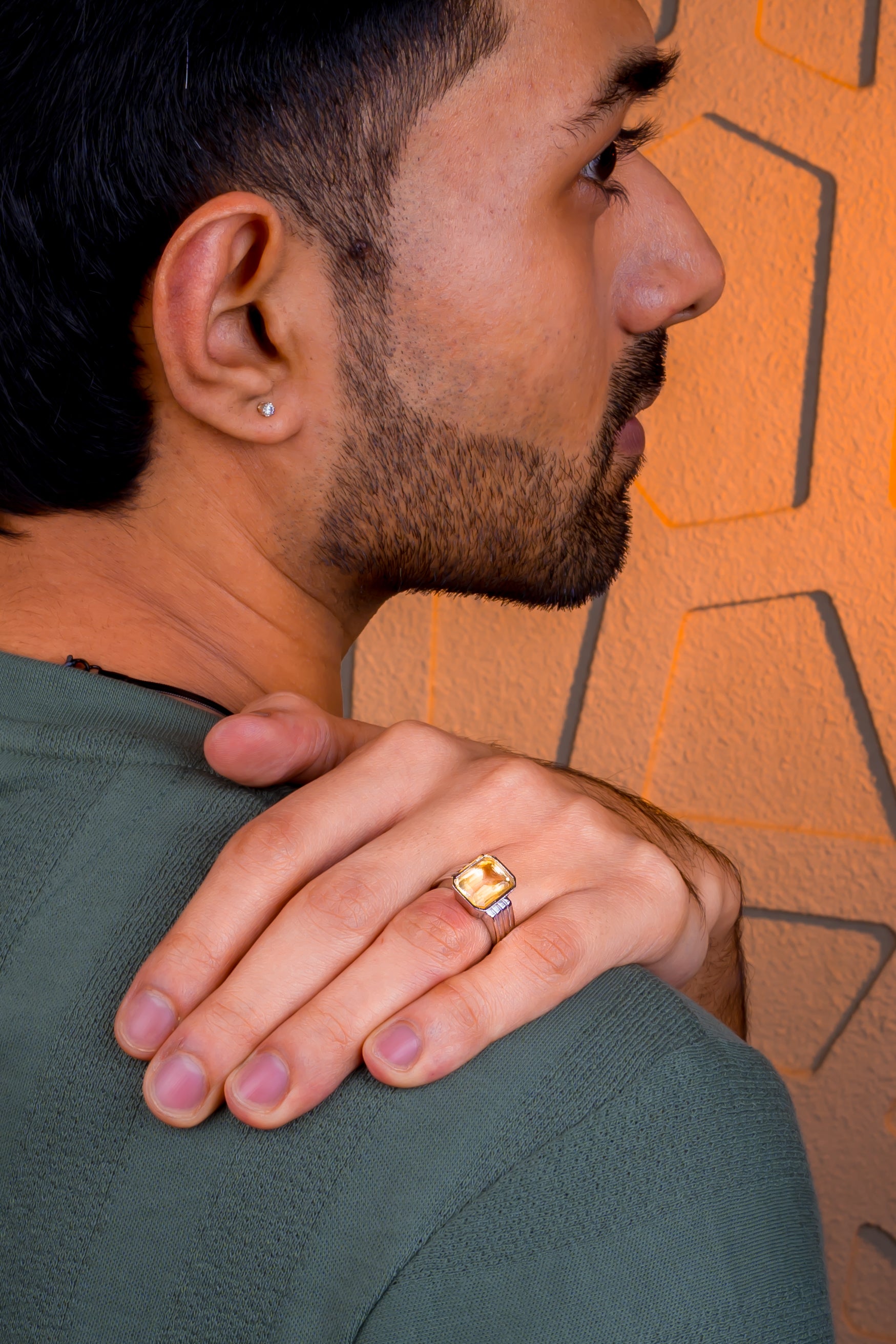 Citrine Ring (5.05 Carat / 5.56 Ratti)