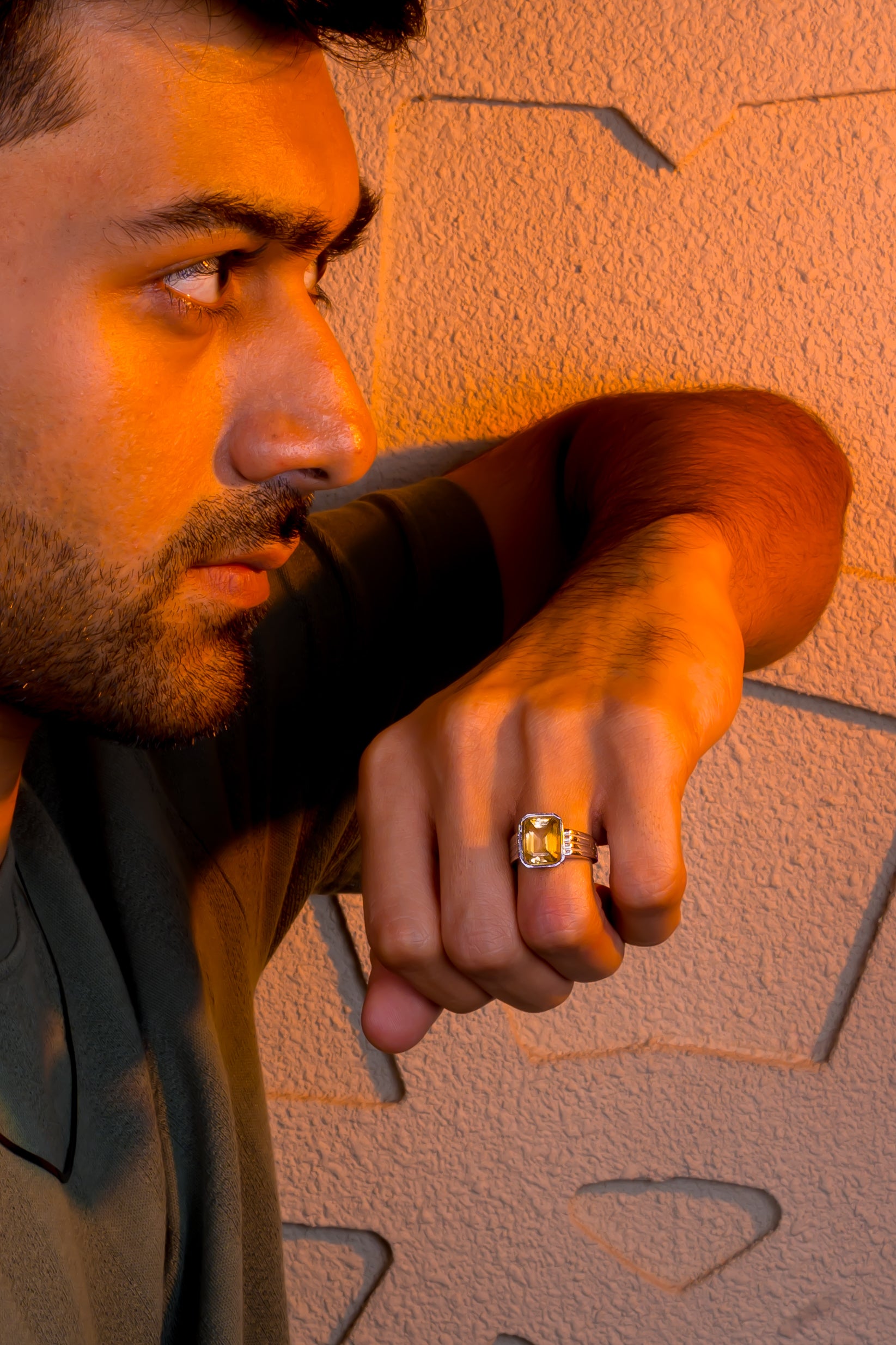 Citrine Ring (5.05 Carat / 5.56 Ratti)