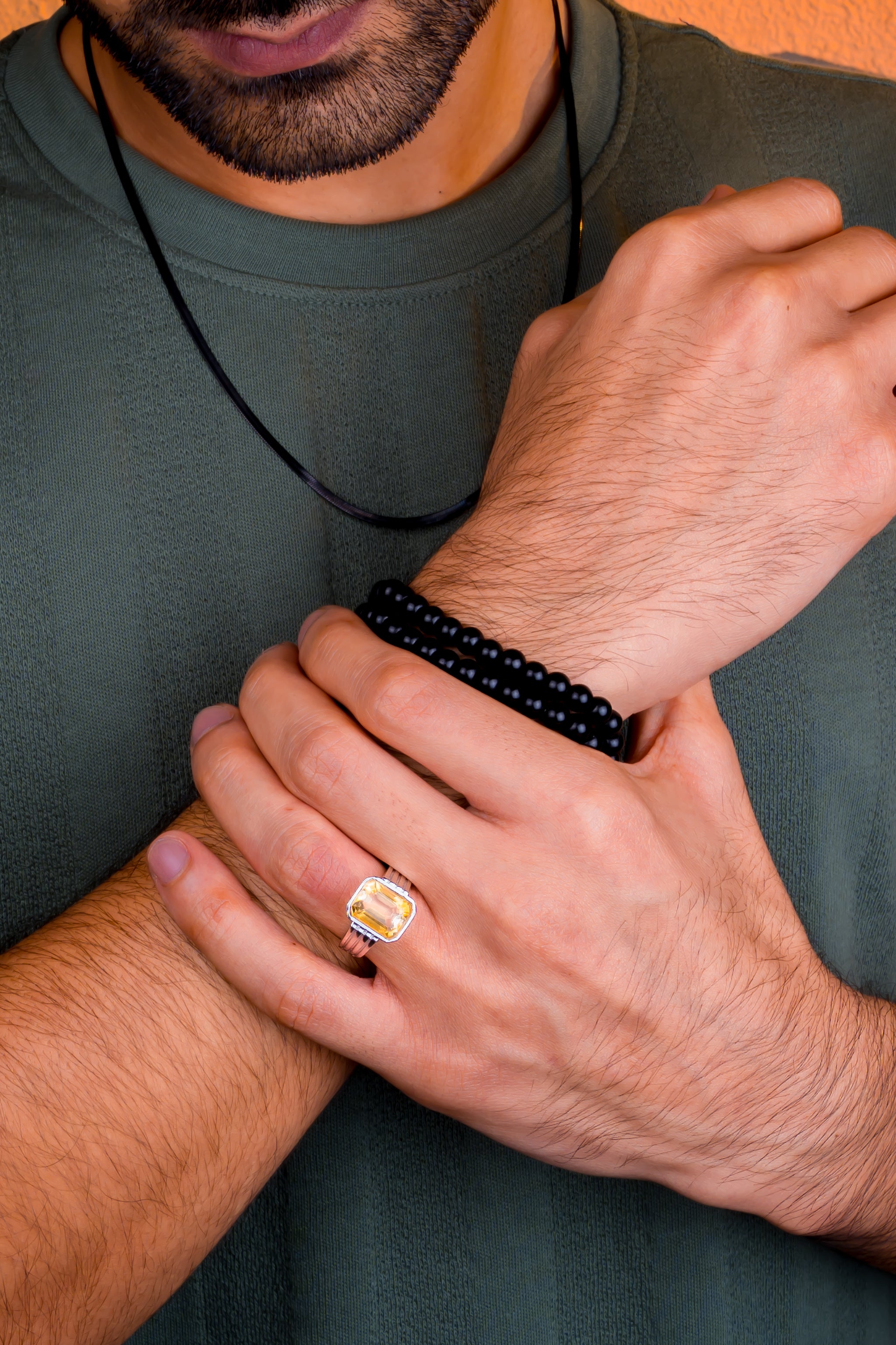 Citrine Ring (5.05 Carat / 5.56 Ratti)