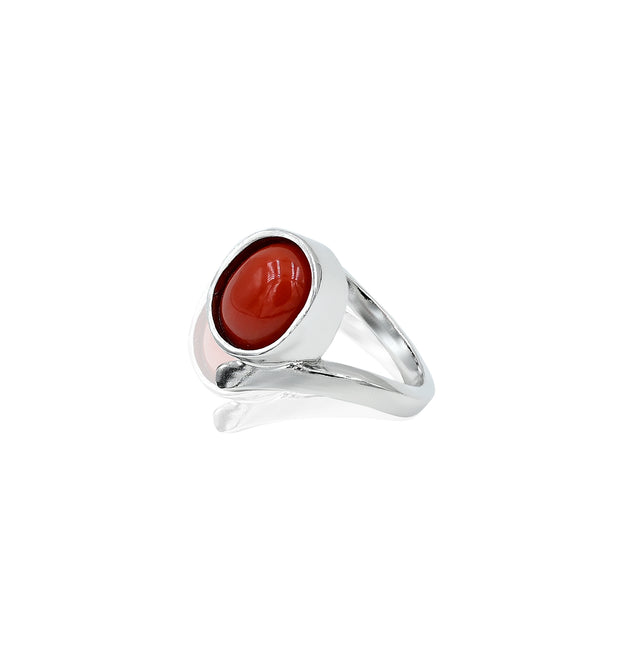 Natural Coral(Moonga) 3.40ct(3.74 Ratti)  Ring