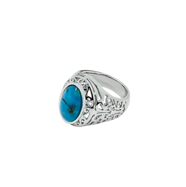 Turquoise(Firoza) Ring (5.05 Carat / 5.56 Ratti)