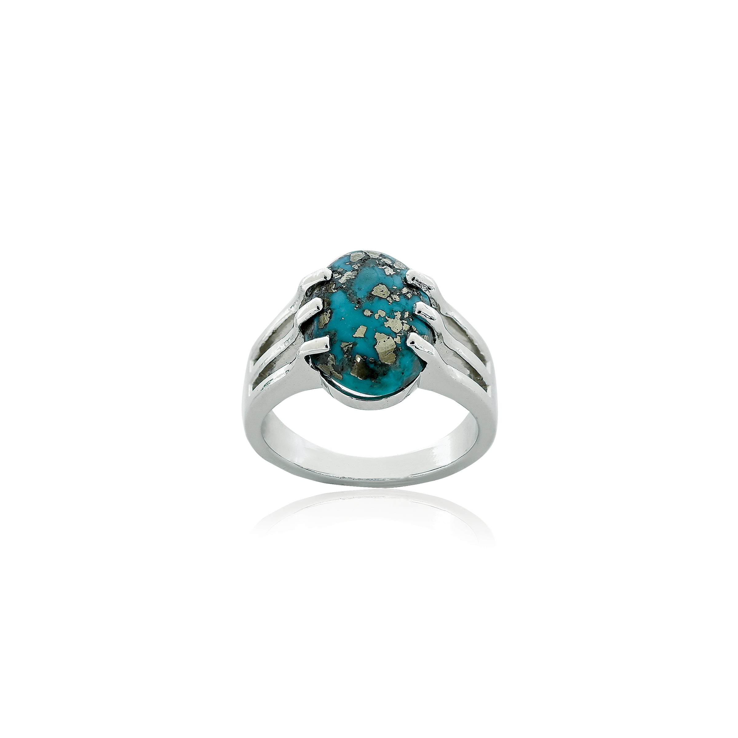 Turquoise(Firoza) Ring (5.60 Carat / 6.16 Ratti)