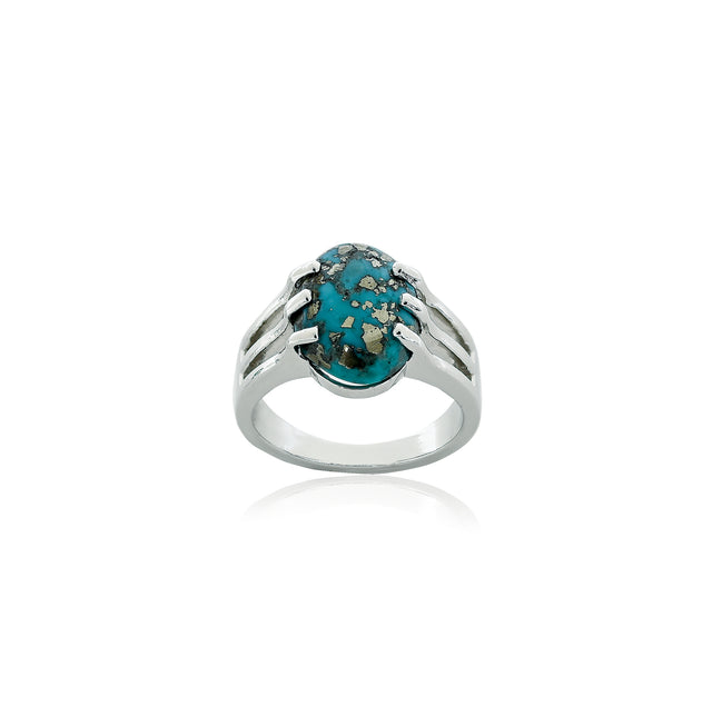 Turquoise(Firoza) Ring (5.60 Carat / 6.16 Ratti)