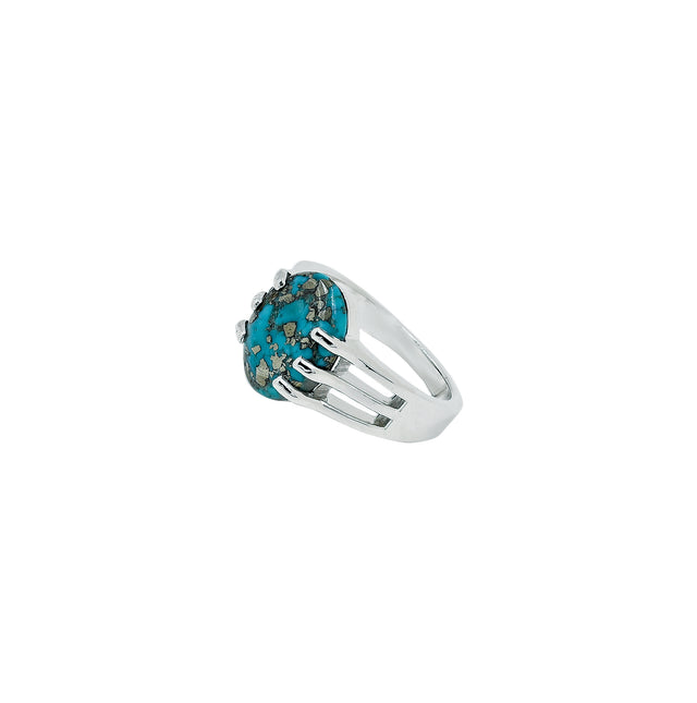 Turquoise(Firoza) Ring (5.60 Carat / 6.16 Ratti)