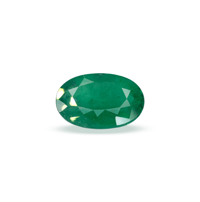 Natural Green Emerald Gemstone (7.11 Carats and 7.82 Ratti)