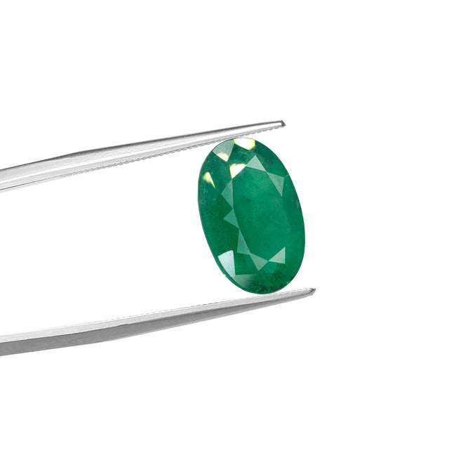 Natural Green Emerald Gemstone (7.11 Carats and 7.82 Ratti)