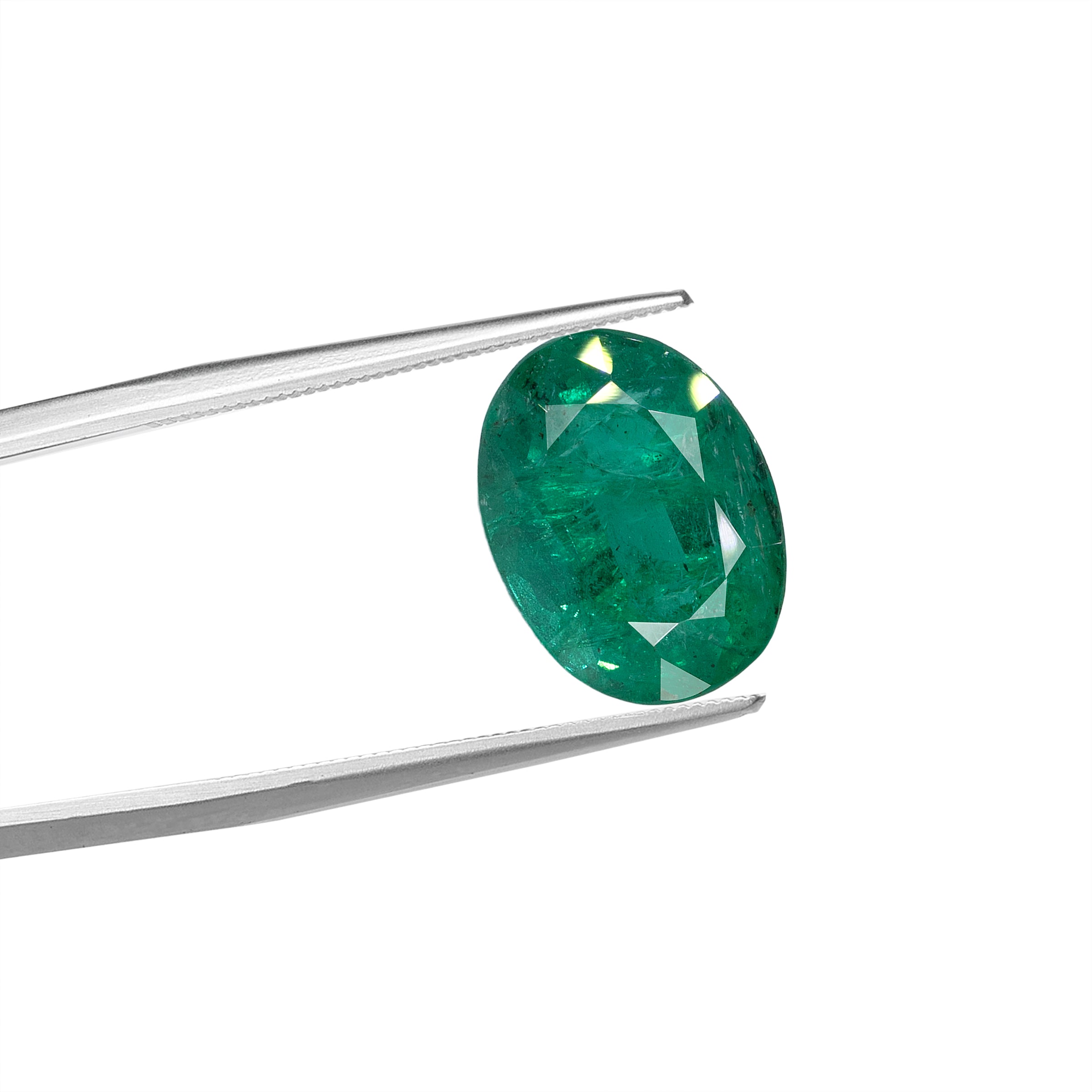 Natural Green Emerald Gemstone (7.21 Carats and 7.93 Ratti)