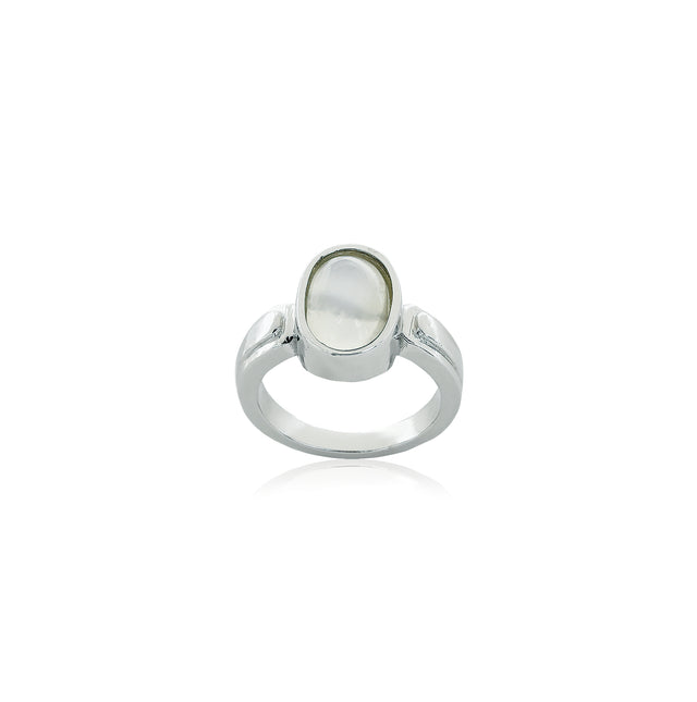 Moonstone (Chandramani) Ring (2.90 Carat /3.19 Ratti)