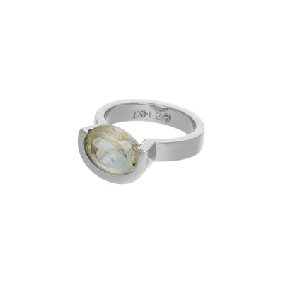 White Topaz Precious Ring