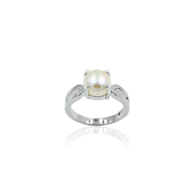 Natural Pearl (Moti) 3.50ct (3.85 Ratti) Ring
