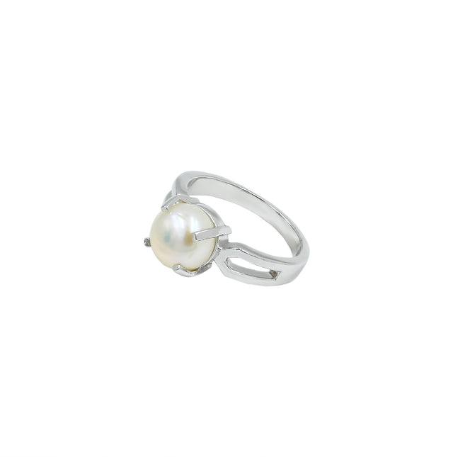 Natural Pearl (Moti) 3.50ct (3.85 Ratti) Ring