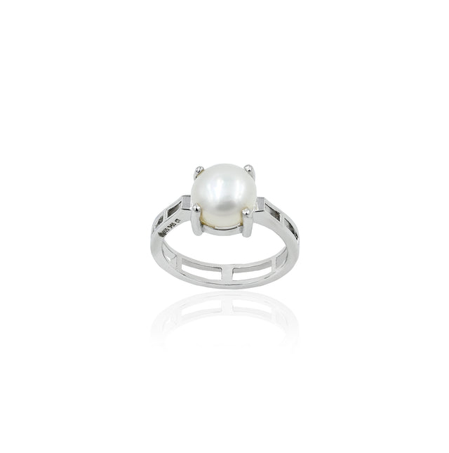 Natural Pearl (Moti) 3.55ct (3.91 Ratti) Ring