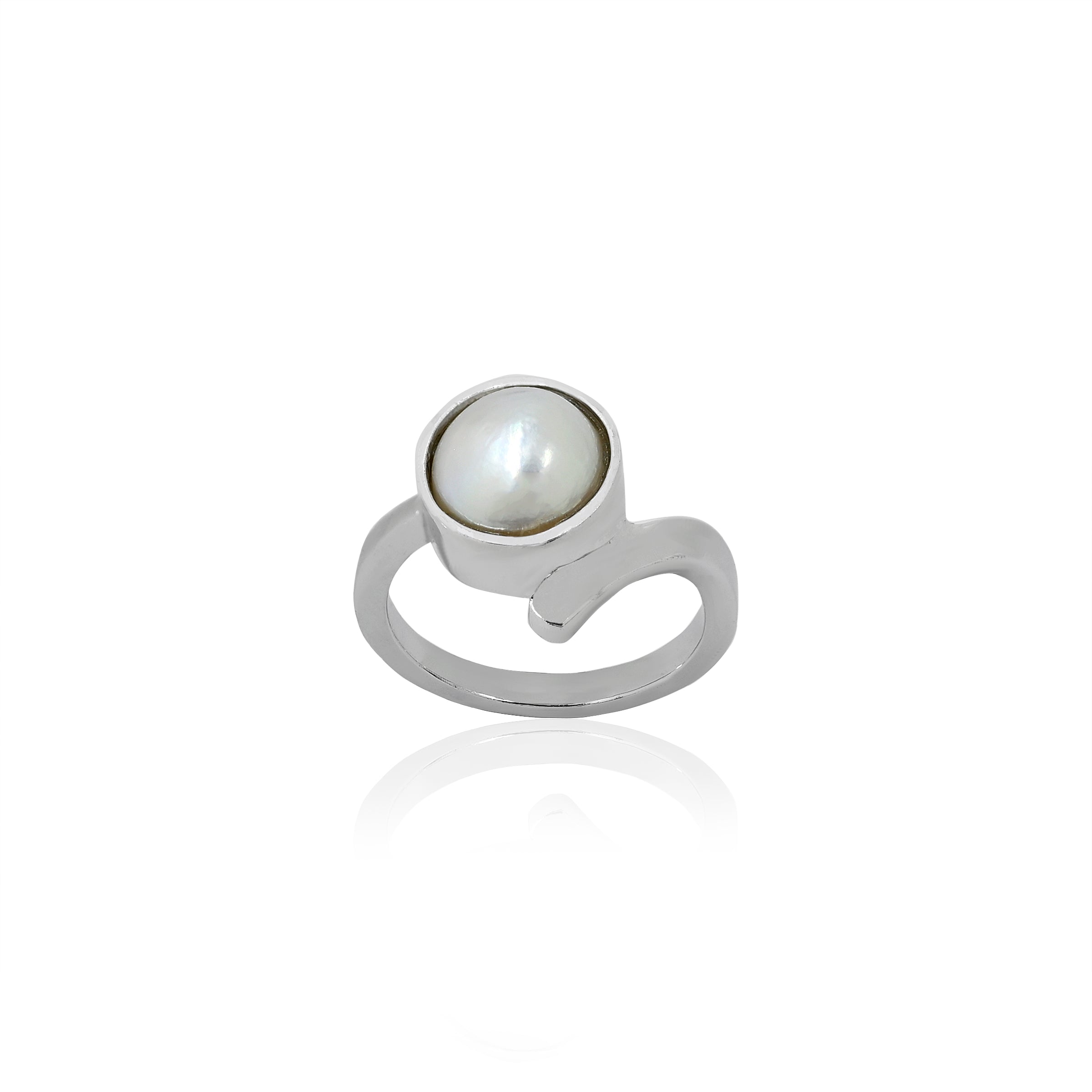 Natural Pearl (Moti) 3.55ct (3.91 Ratti) Ring