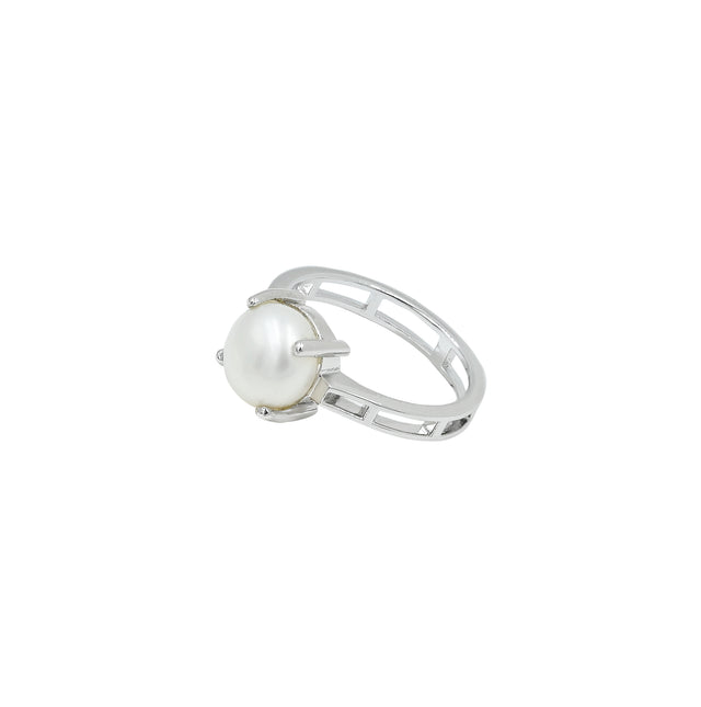 Natural Pearl (Moti) 3.55ct (3.91 Ratti) Ring