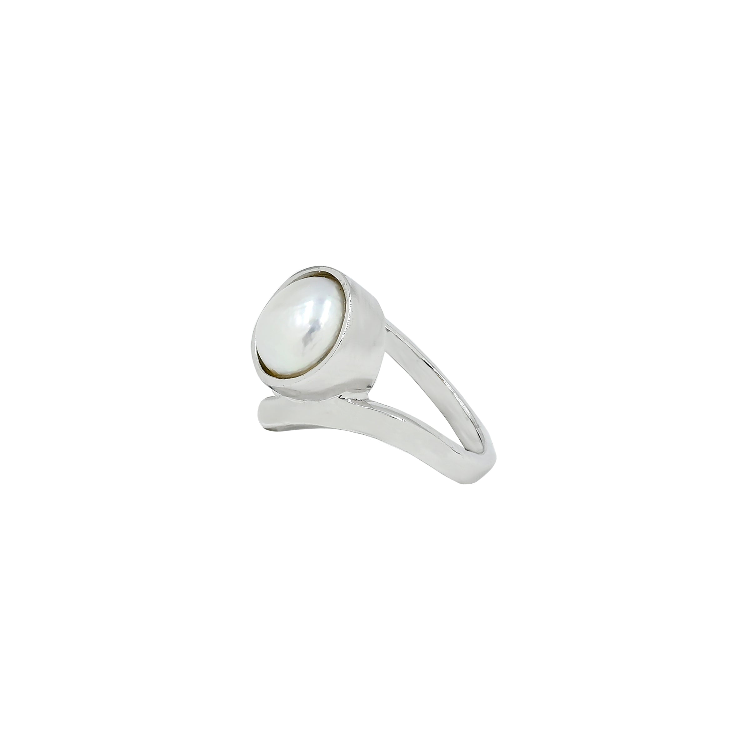 Natural Pearl (Moti) 3.55ct (3.91 Ratti) Ring