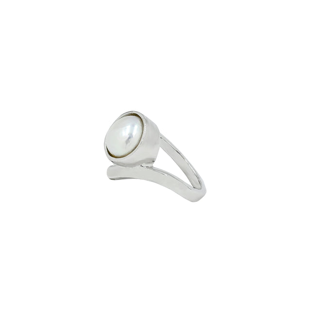 Natural Pearl (Moti) 3.55ct (3.91 Ratti) Ring