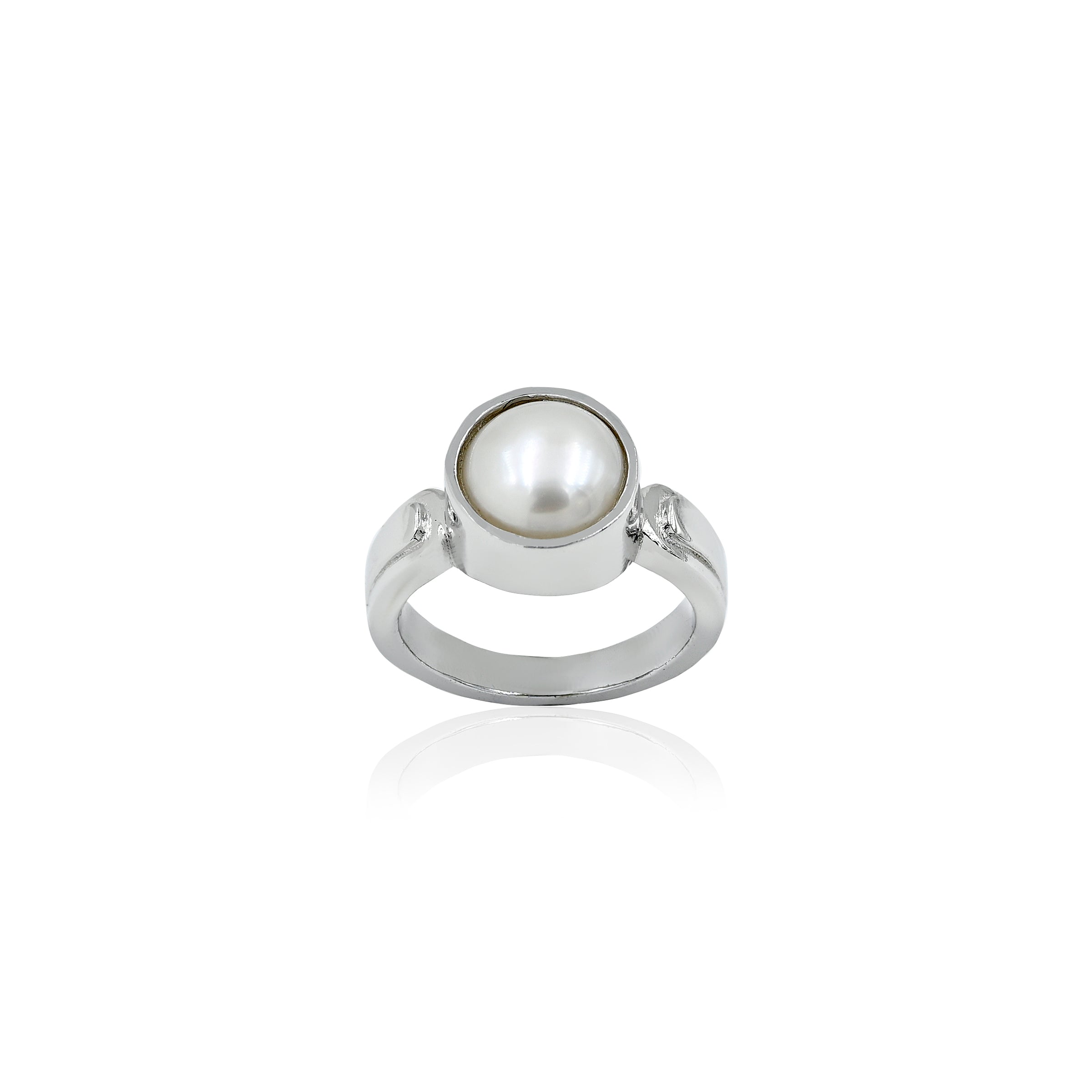 Natural Pearl (Moti) 3.90ct (4.29 Ratti) Ring